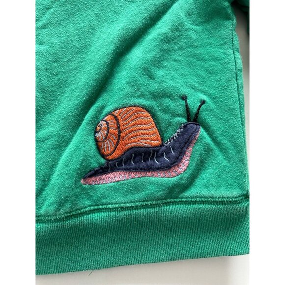 Mini Boden Boys 4-5Y Green Sherpa Lined Zip Up Outdoor Nature Hoodie - Picture 6 of 11